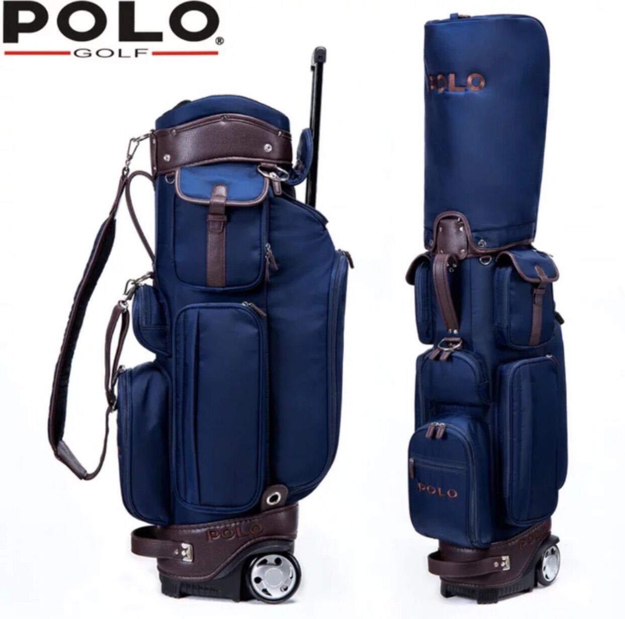 Túi đựng gậy golf - golf bag - túi golf P0L0 có bánh xe và tay kéo