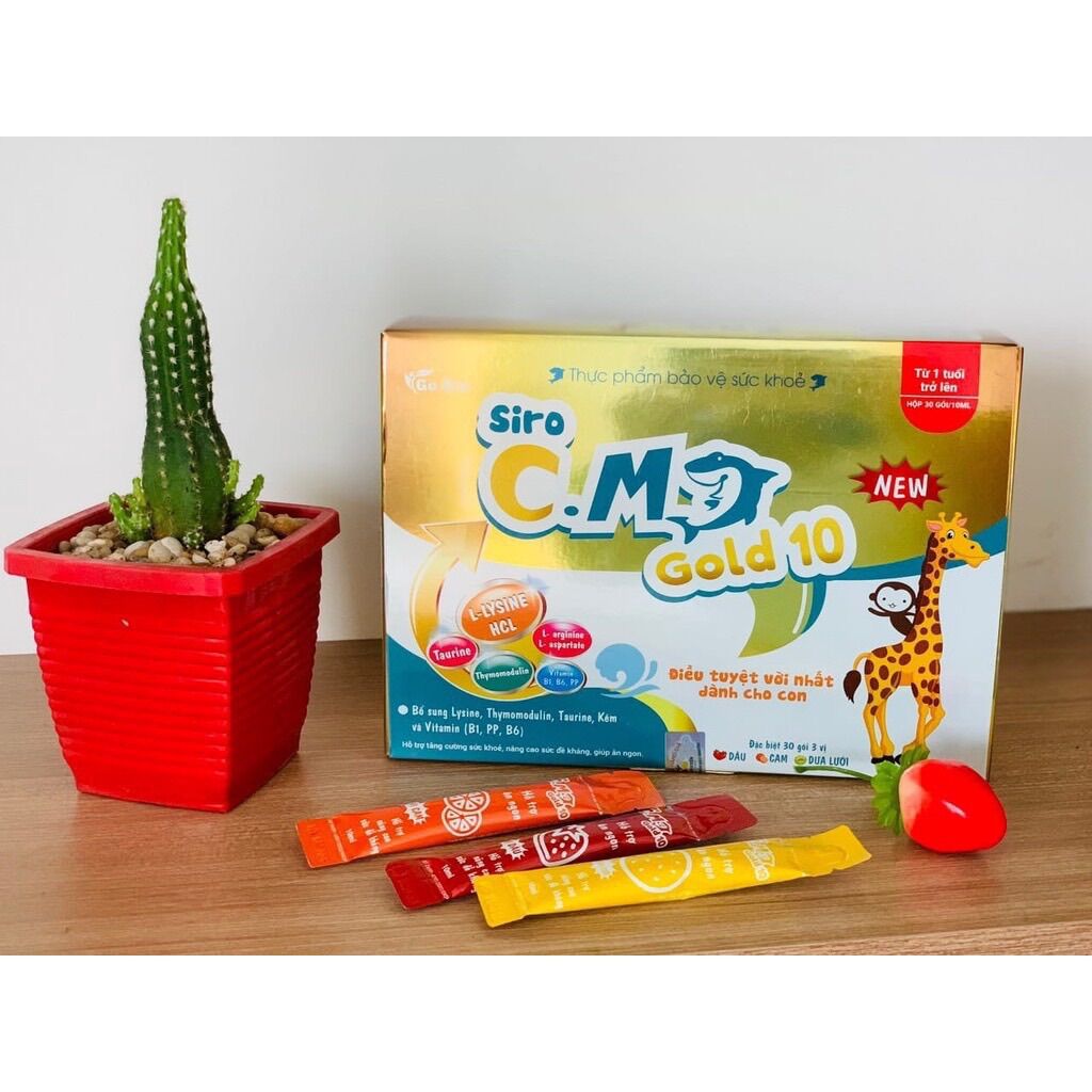 Siro Cá Mập Gold X2 giúp bé mau ăn chóng lớn