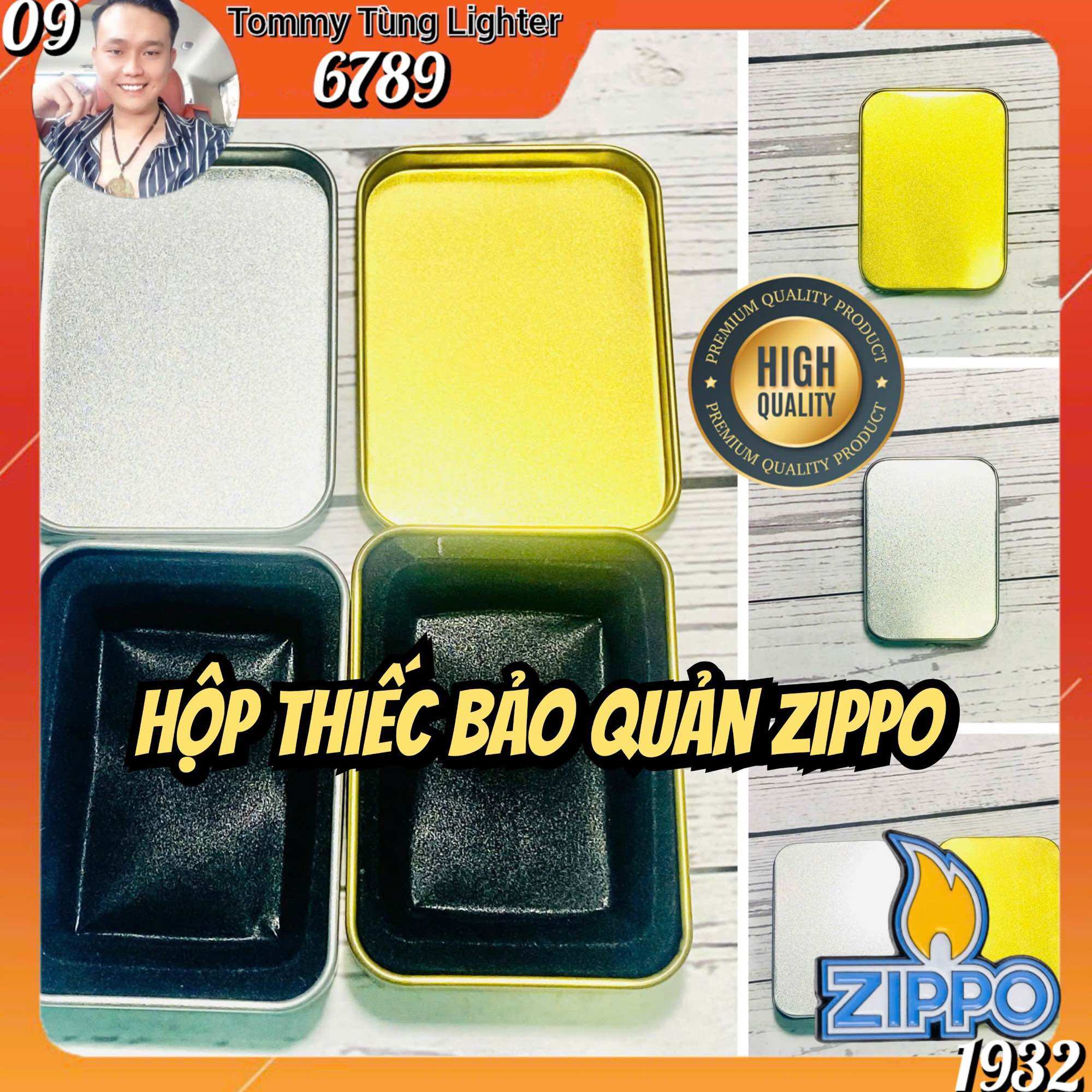 Hộp thiếc đựng và bảo quản Zippo