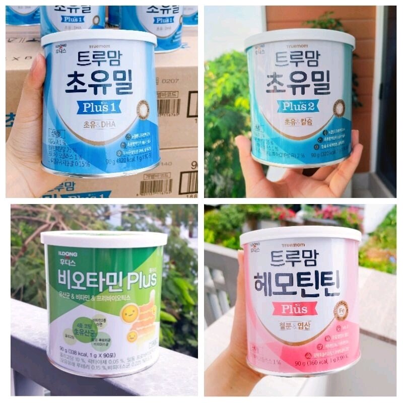 Combo sữa non men sắt Ildong 90g