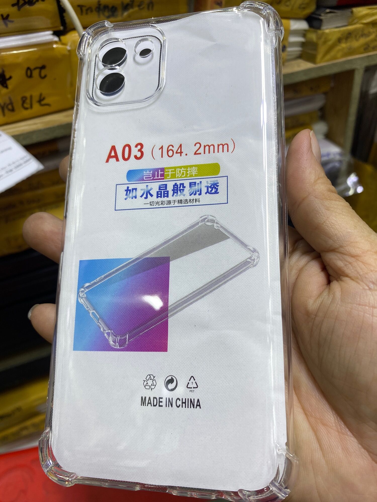 Ốp Sámung A03 2022 dẻo trong chống sốc bảo vệ Camera