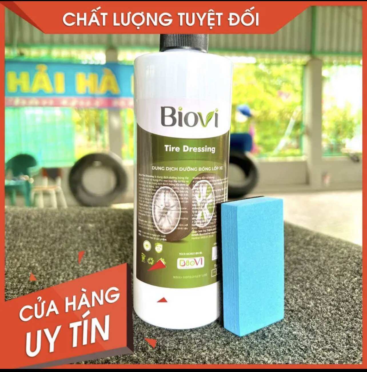 Dưỡng bóng lốp kháng nước biovi