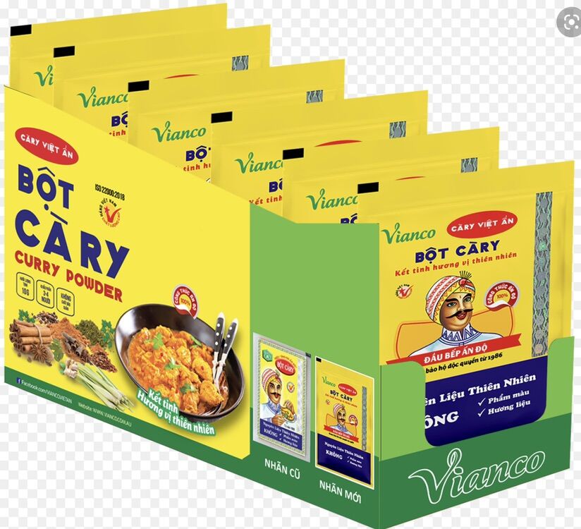 COMBO 5 GÓI BỘT CARI VIỆT ẤN