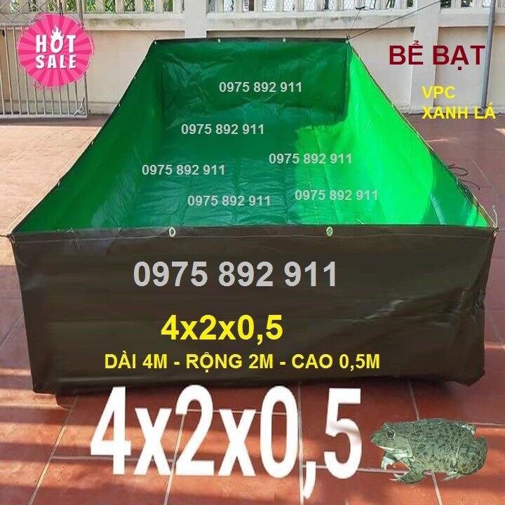 Bể bạt nuôi ốc ếch xanh bộ đội - 4x2x05