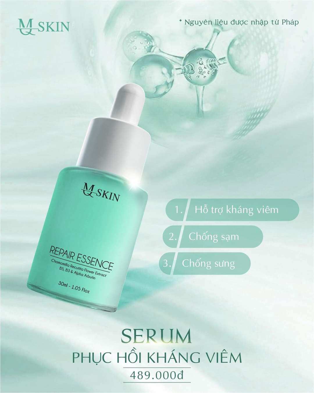 Serum phục hồi kháng viêm MQ skin