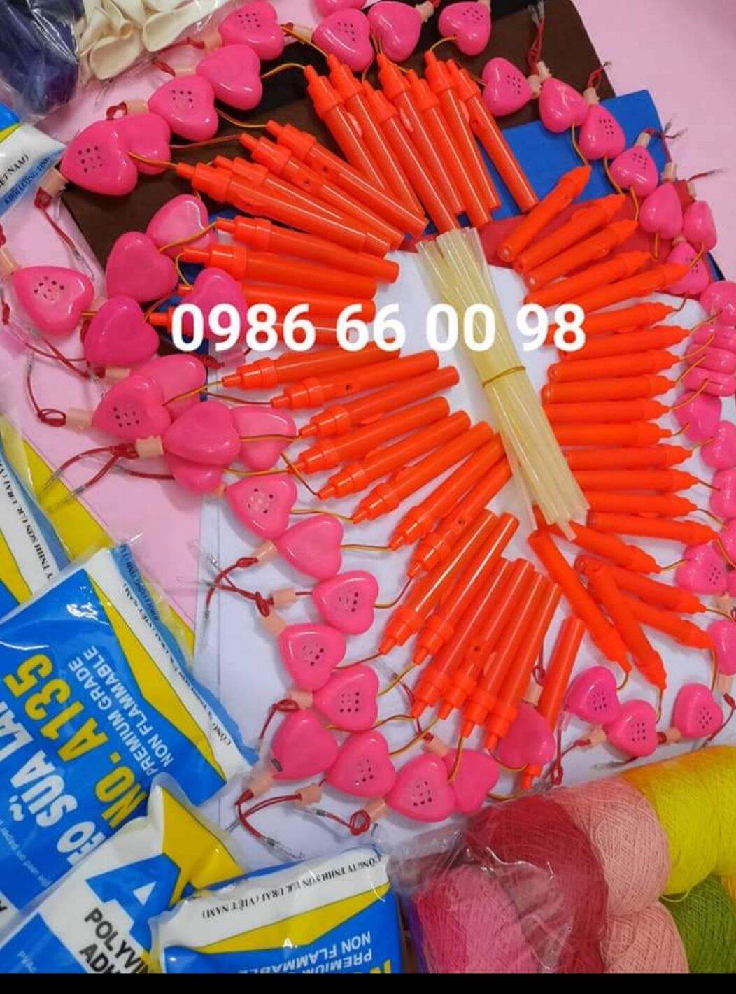 Cán đèn làm đèn trung thu handmade có nhạc.