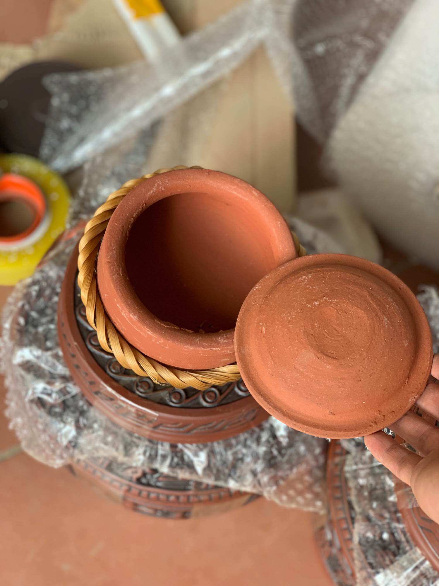 Nồi Đất Nung,Niêu Nấu Cơm Kho Cá Nhà Hàng Cỡ 13Cm
