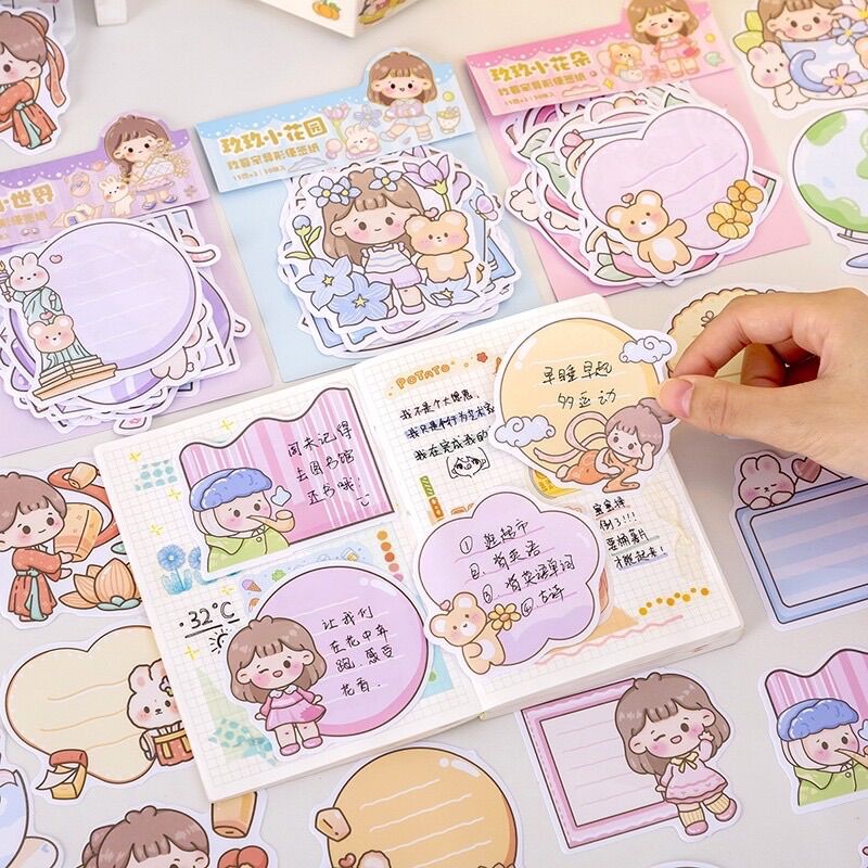Sticker note 30 tờ nhiều hình