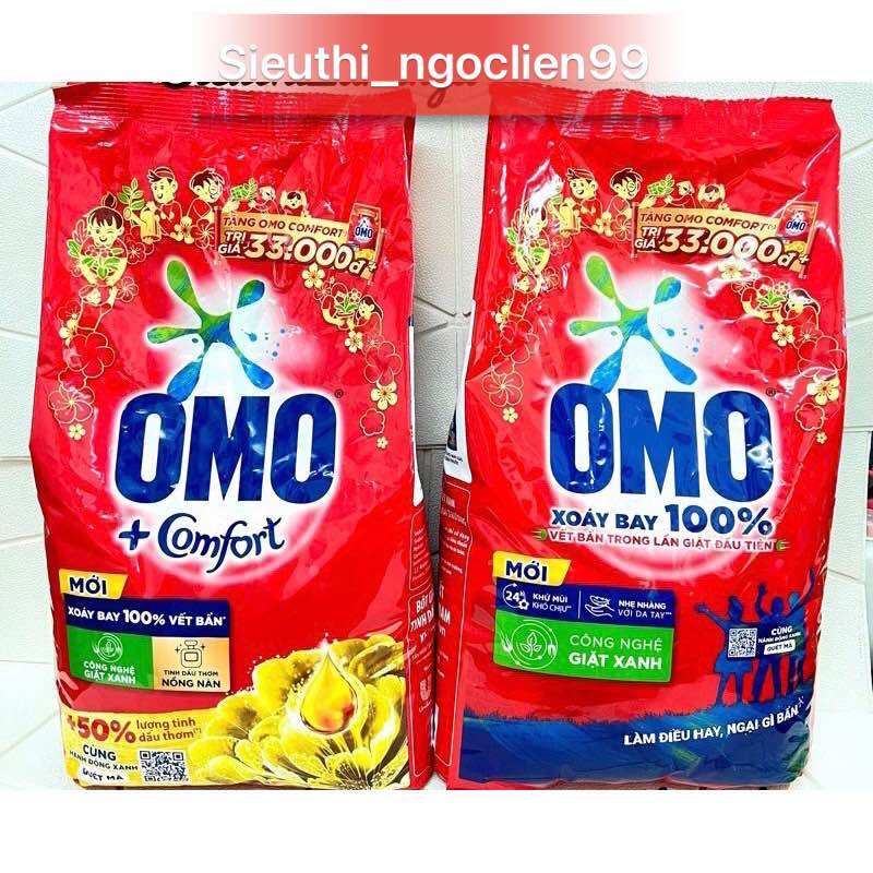 Bột giặt tay omo 5.7kg/5.3kg hương comfort
