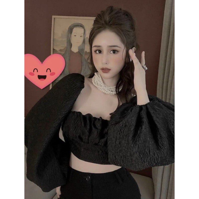 🎀 Áo TAY PHỒNG HỞ LƯNG CỘT NƠ Chất Vải Xốp