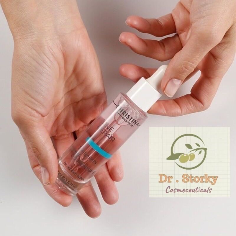 Serum HA Christina Line Repair Theraskin + HA Concentrate căng bóng, trẻ hoá da