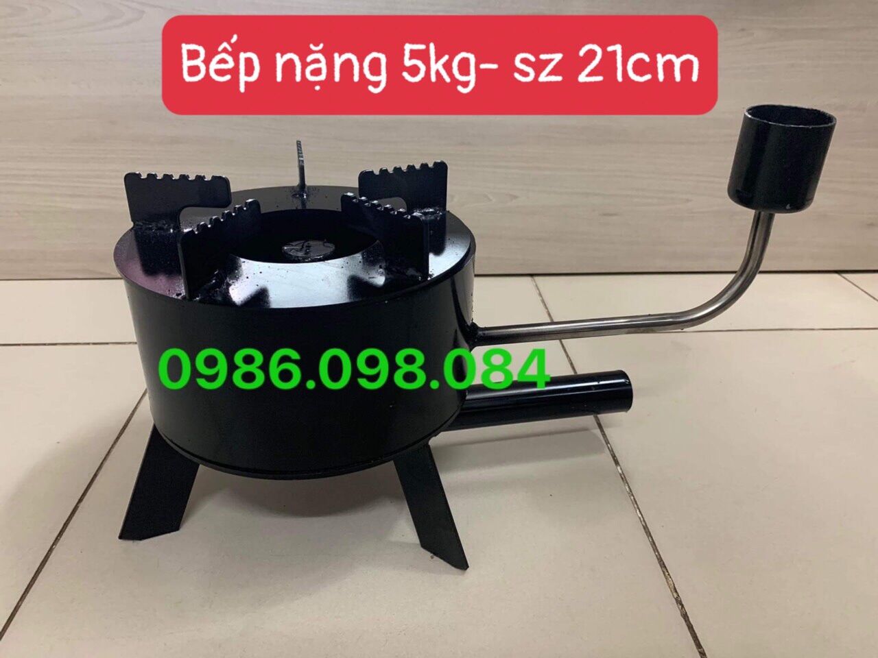Bếp dầu hoá khí, bếp đun dầu thải, nhớt thải đường kính 21cm _ Loại đẹp dày dặn