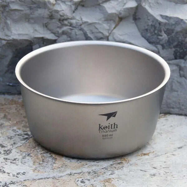 Chén ăn cách nhiệt 2 lớp Titanium Keith Ti5322 - 550ml