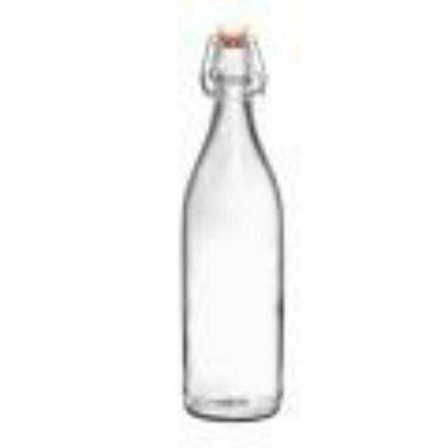Chai thủy tinh nắp cài Giara 1L (Bormioli Rocco)