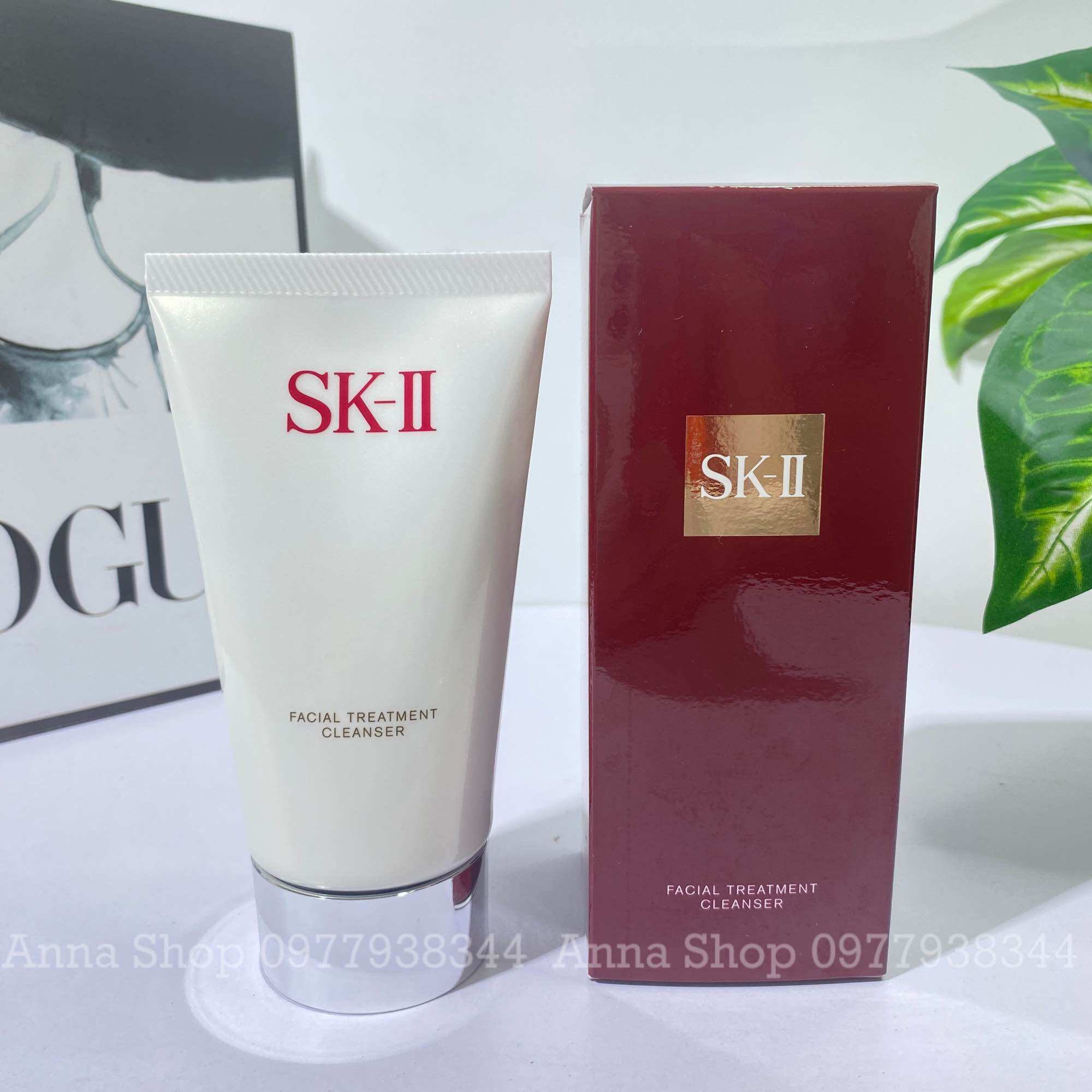 (CÓ BILL - NỘI ĐỊA NHẬT) Sữa rửa mặt SKII/ SK2/ SK-II Facial treatment cleanser 120g (cho da thường) - Sữa rửa mặt full size SKII dùng được cho mọi loại da