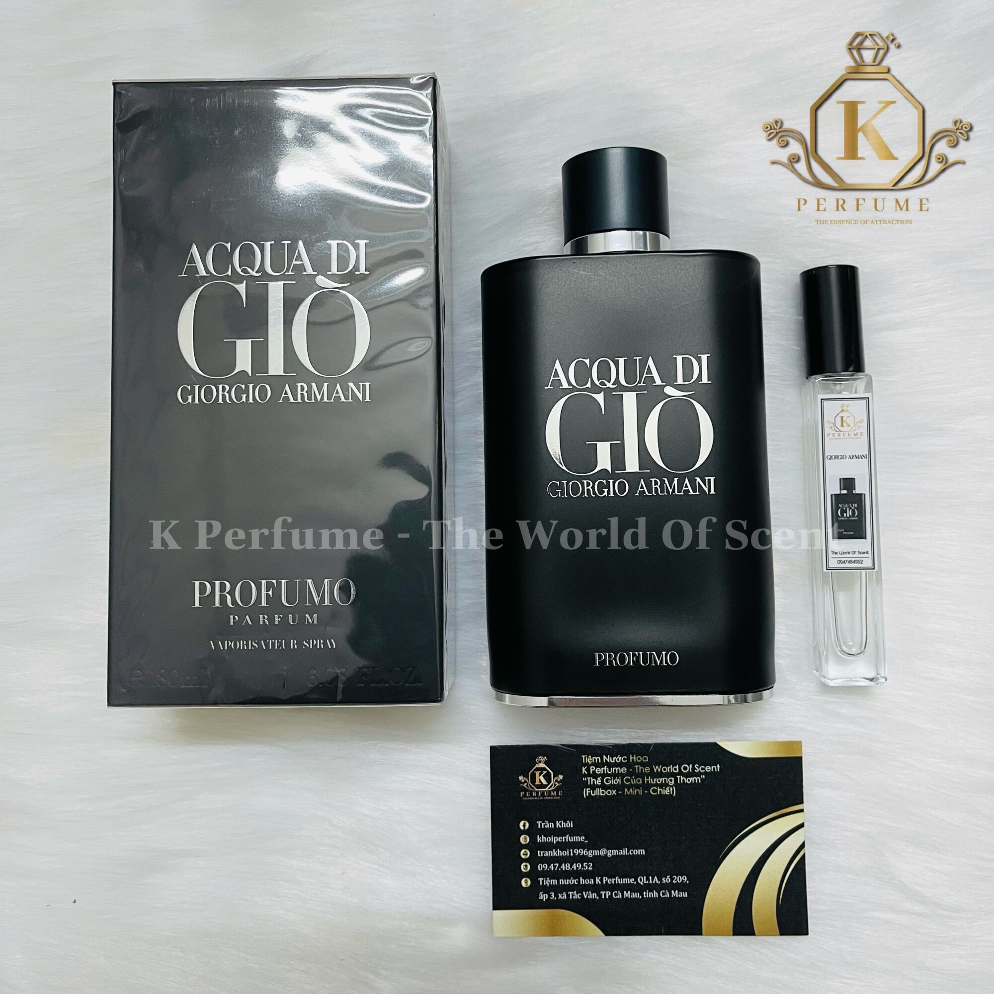 [K - Perfume Chính Hãng] Nước Hoa Nam Chiết 5Ml 10Ml 20Ml - Giorgio Armani Acqua Di Gio Profumo