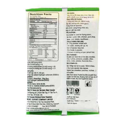 Bột chiên giòn Vĩnh Thuận 150gr