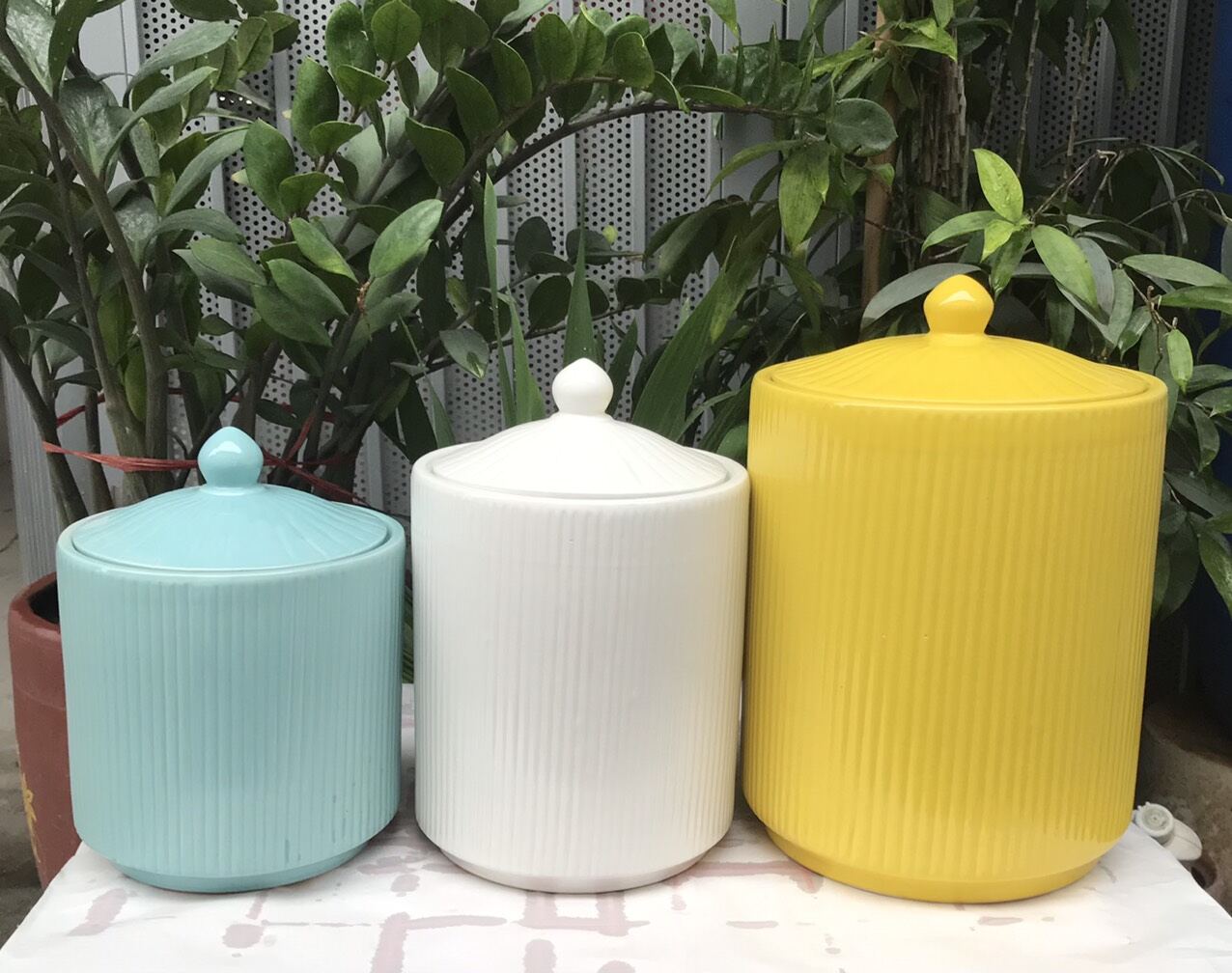 Bình nước sứ Bát Tràng (mẫu mới), dung tích 4 lít, 6 lít, 10 lít