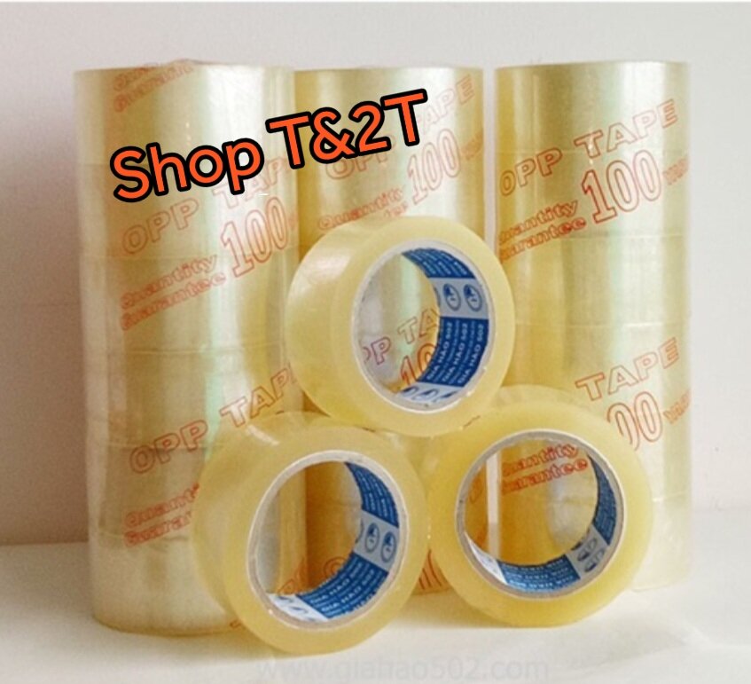 Băng keo trong 100Yard lốc 6 cuộn 1 kg