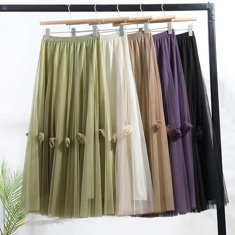 Chân váy dài maxi xoè sóng hàng cao cấp