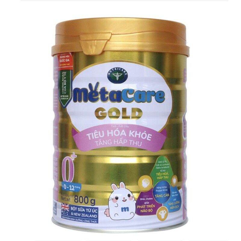 Sữa Metacare gold 0+ 800g 0-1 tuổi Metacare 1 2 mới