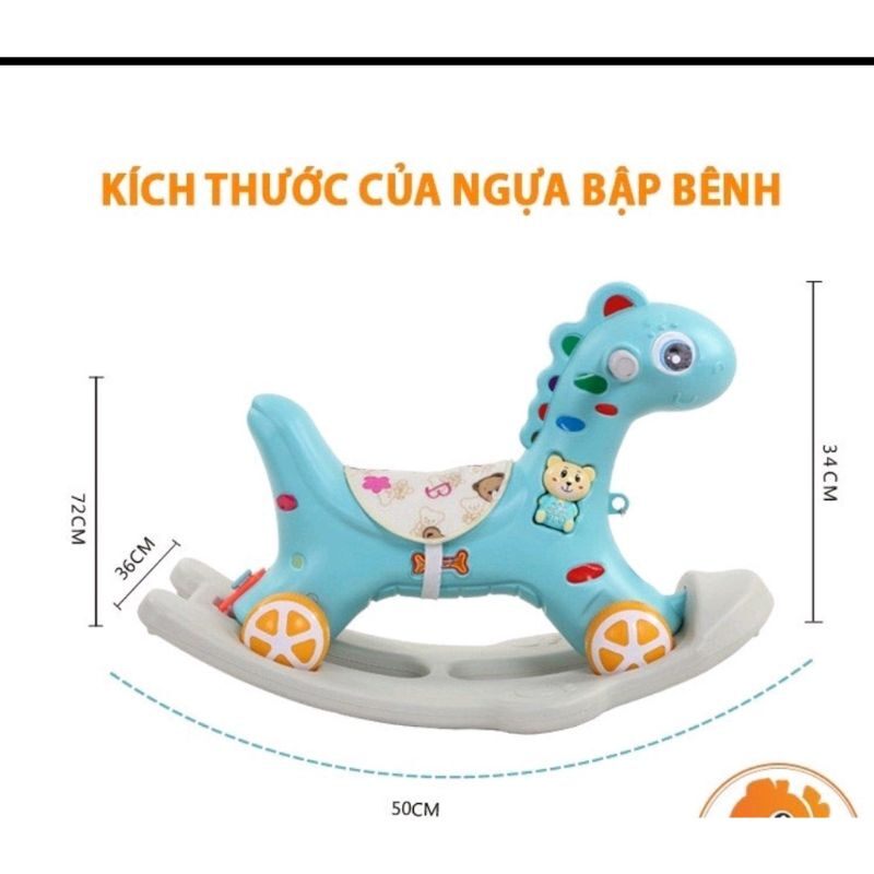 ngựa bập bênh cho bé mẫu mới 2022