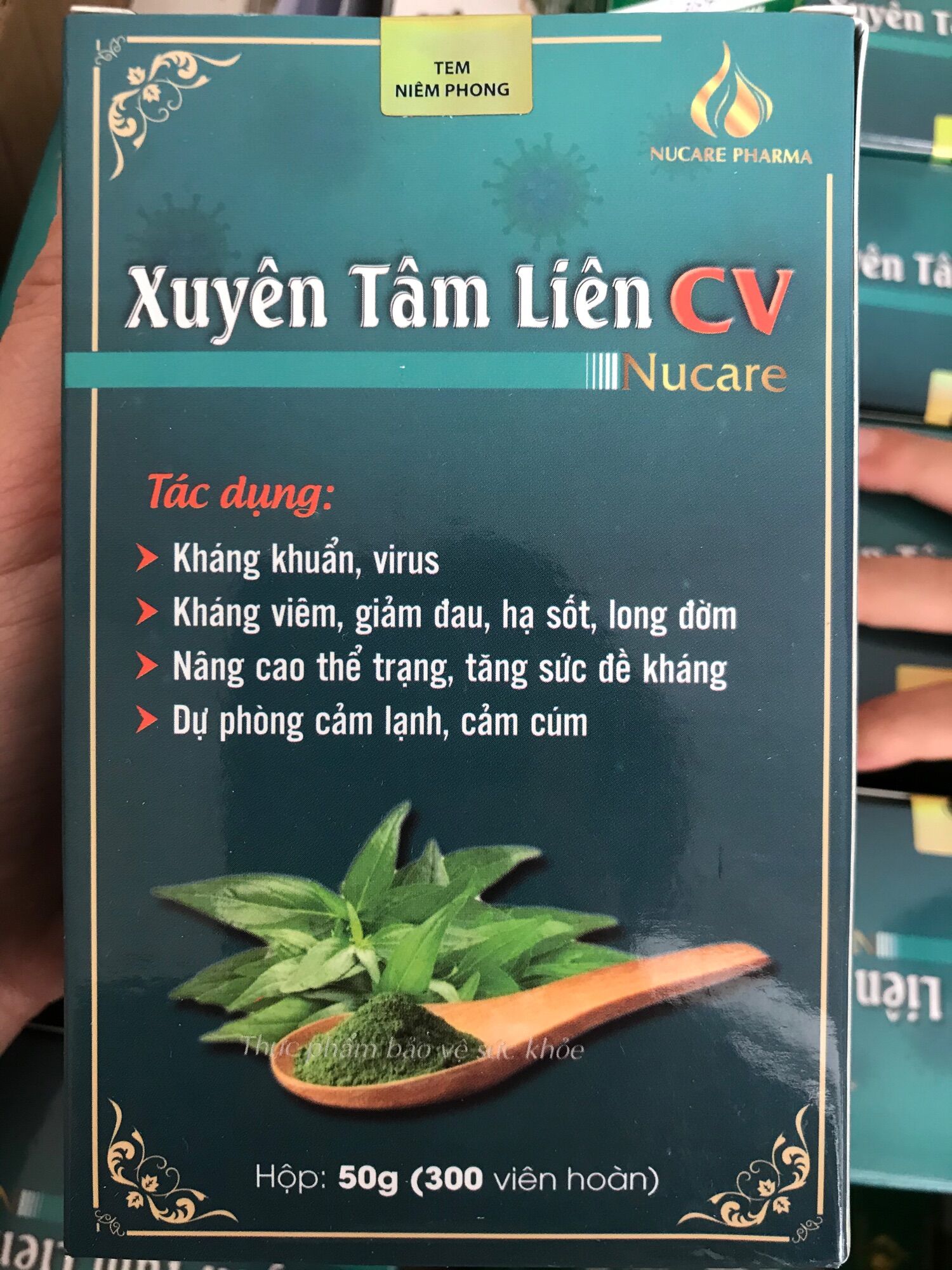 Xuyên Tâm Liên CV Nucare viên hoàn