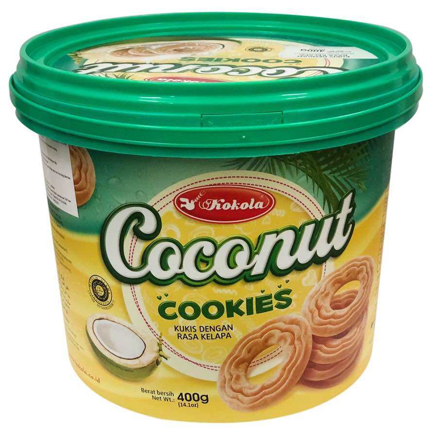 Bánh Quy Nhiều Vị Kokola Butter Cookies | Coconut Cookies | Milky Vanilla Cookies 400g chính hãng