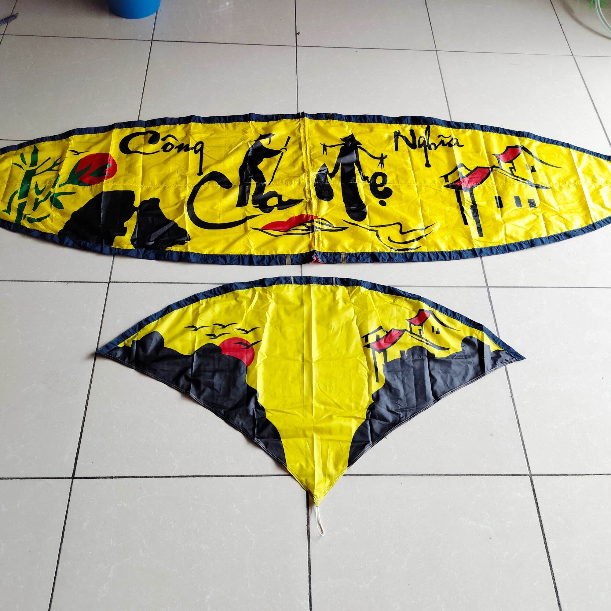 Áo diều in nhiệt xỏ khung 2m5, áo diều đẹp