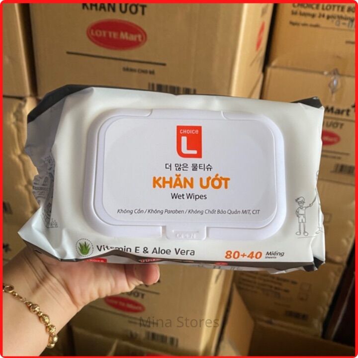 Khăn giấy ướt hàn quốc - 120 tờ