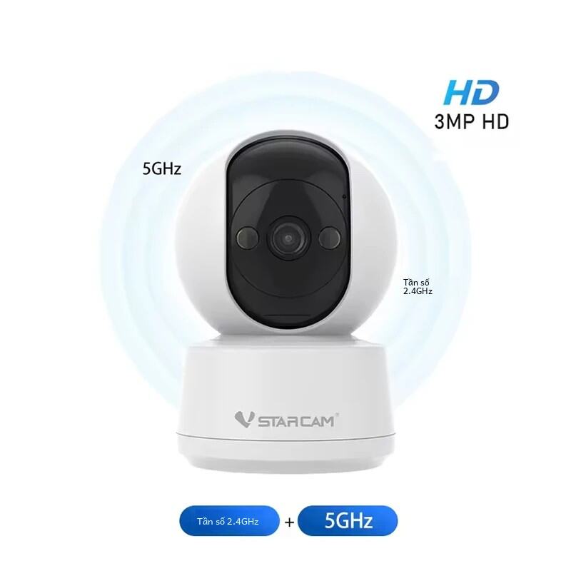 Vstarcam 2.4g Camera Ip Không Dây 3mp Hd Mini Nhà Thông Minh An Ninh Ai Phát Hiện Con Người Hồng Ngoại Camera Giám Sát Điện Thoại