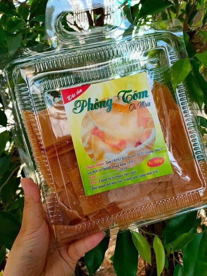 Phồng tôm cà mau 50k/ gói 500gr
