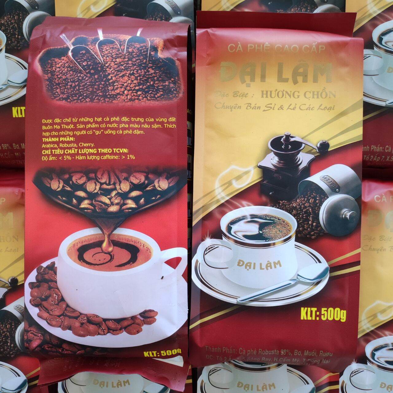 Gói 500g cà phê pha phin cao cấp hương chồn