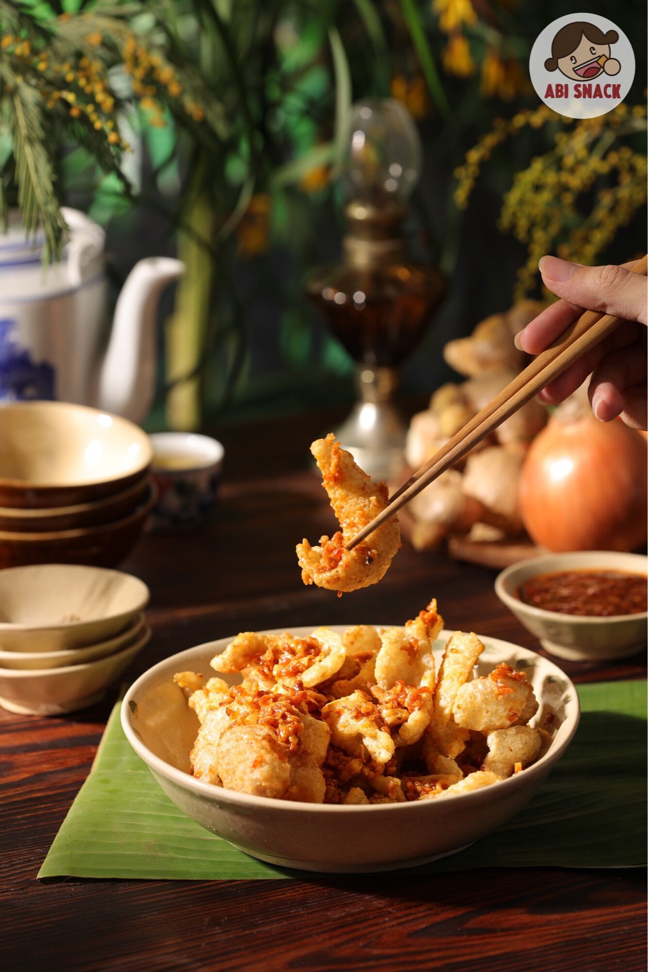 DA HEO LẮC SỐT ABI SNACK - DA HEO CHIÊN GIÒN