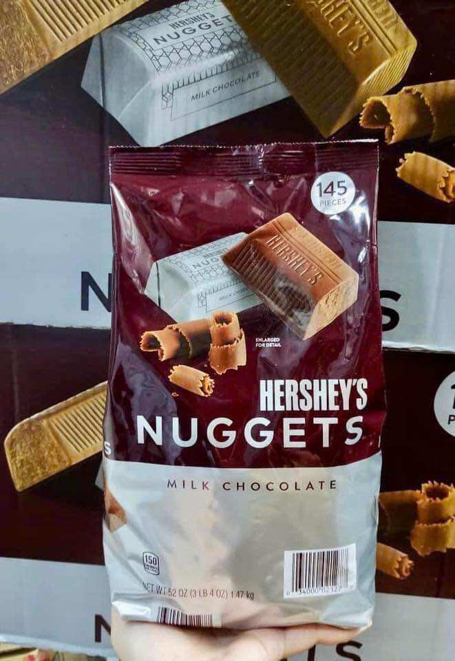 Socola mix 4 vị Hershey Mỹ gói 1,47kg 145 viên