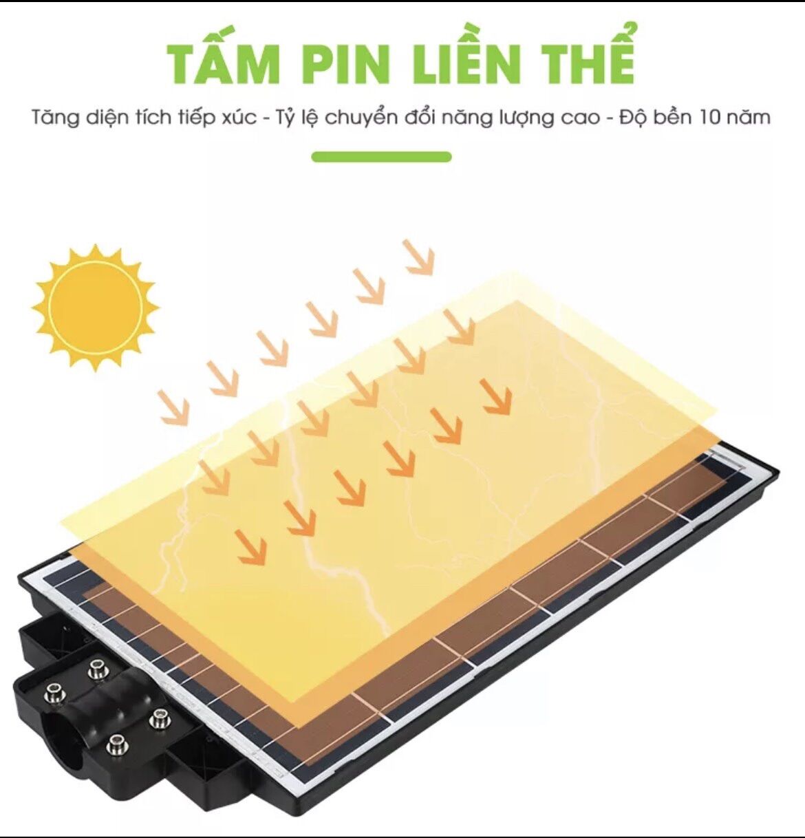 {Sale} Đèn năng lượng mặt trời 400W sáng trắng