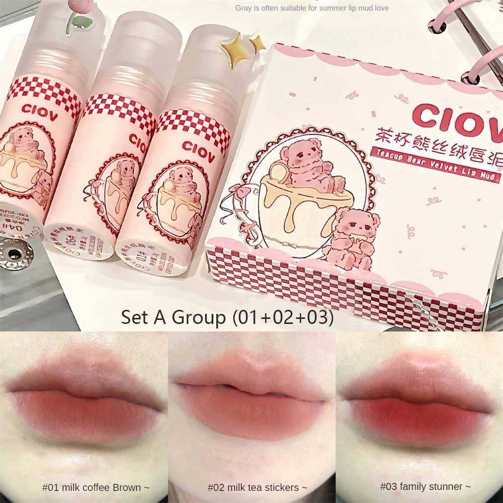 Set 3 cây son ciov chính hãng nội địa