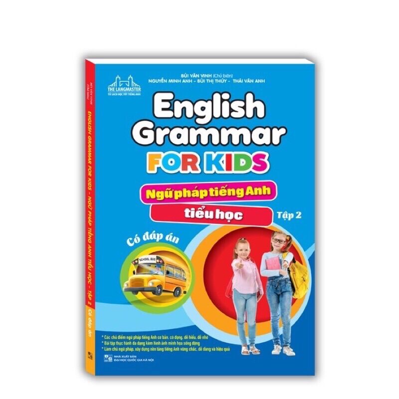 Sách - English Grammar For Kids - Ngữ pháp tiếng anh tiểu học tập 2