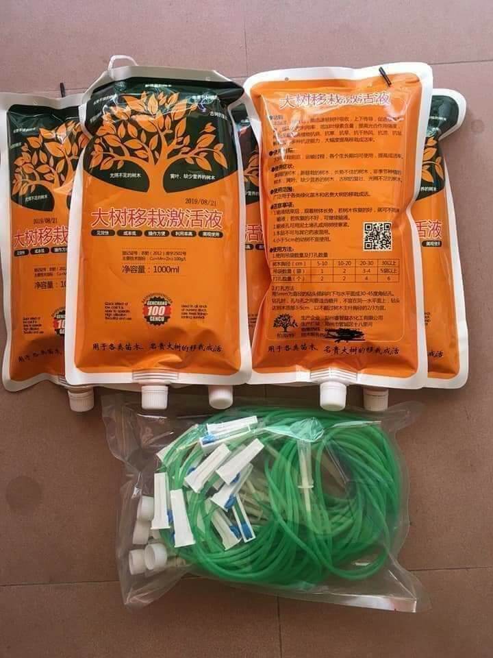 Truyền dịch cho cây 1lít