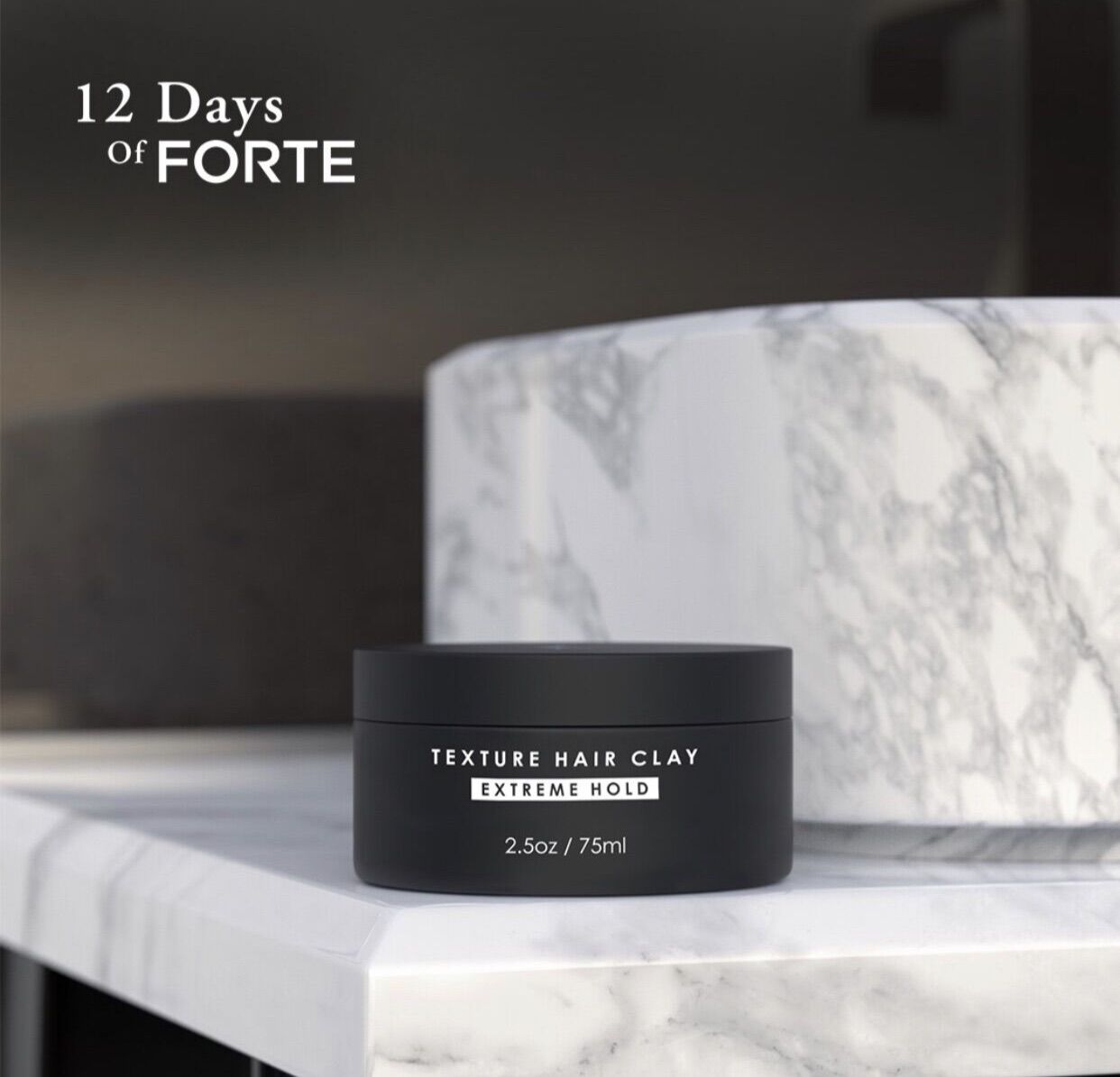 Sáp vuốt tóc Forte Series Texture Clay