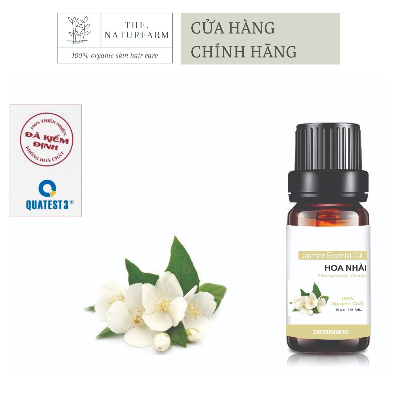 Tinh dầu hoa nhài ( Lài ) nguyên chất 10ML