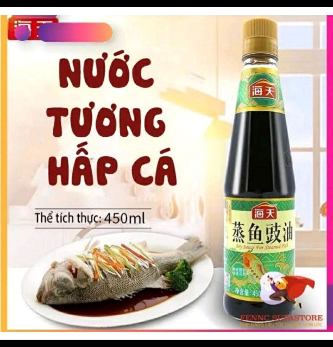 Nước tương xì dầu hấp cá 450ml _ gia vị trung hoa