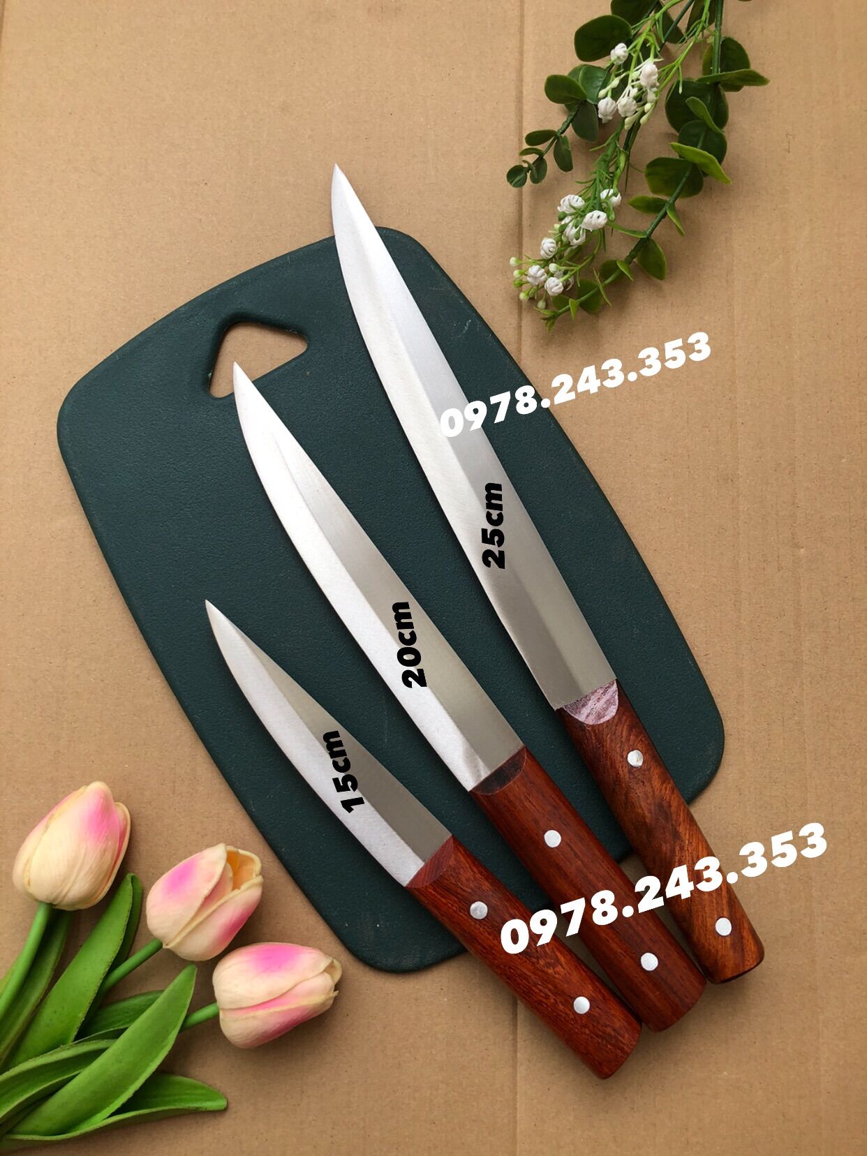 Dao lọc thịt trâu bò siêu sắc bén k han gỉ
