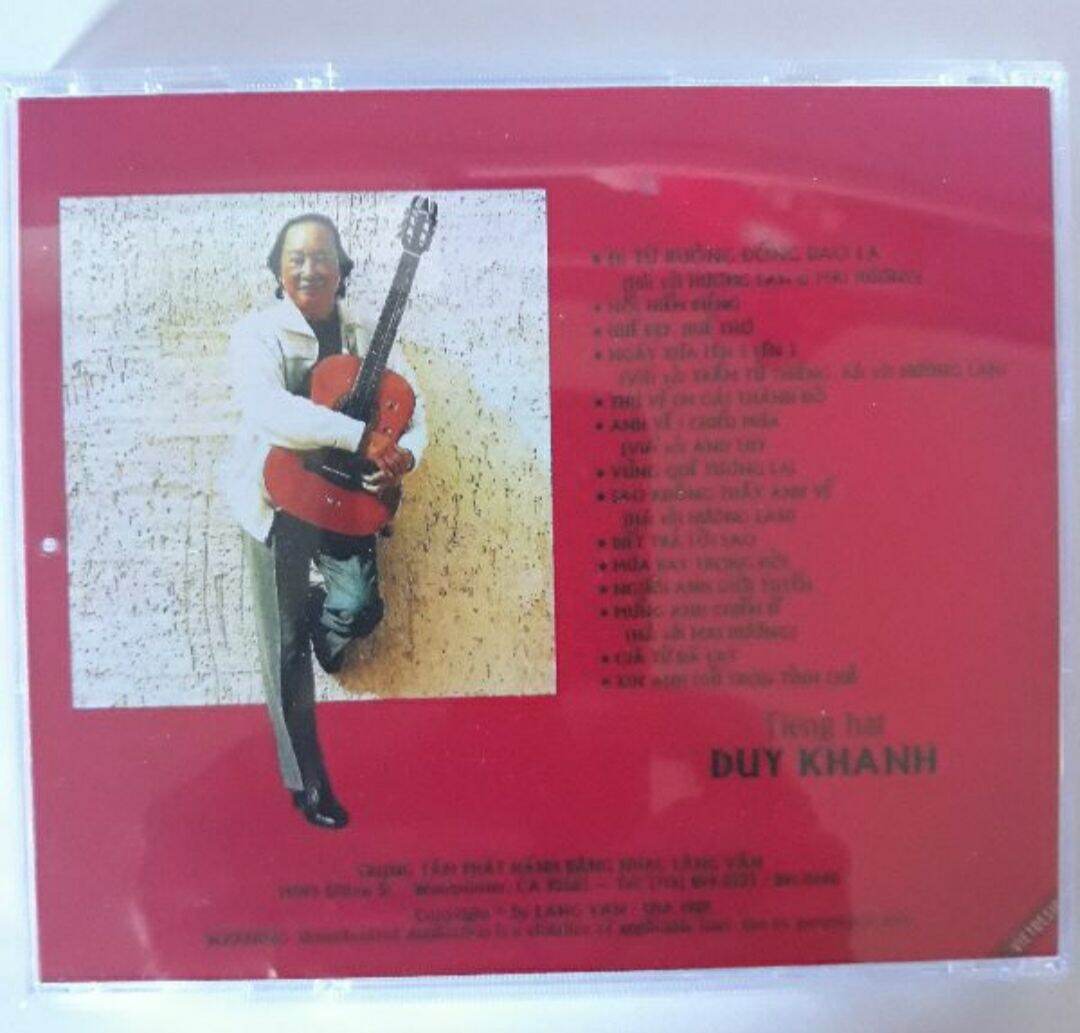 Bộ 4 cd Duy Khánh phono