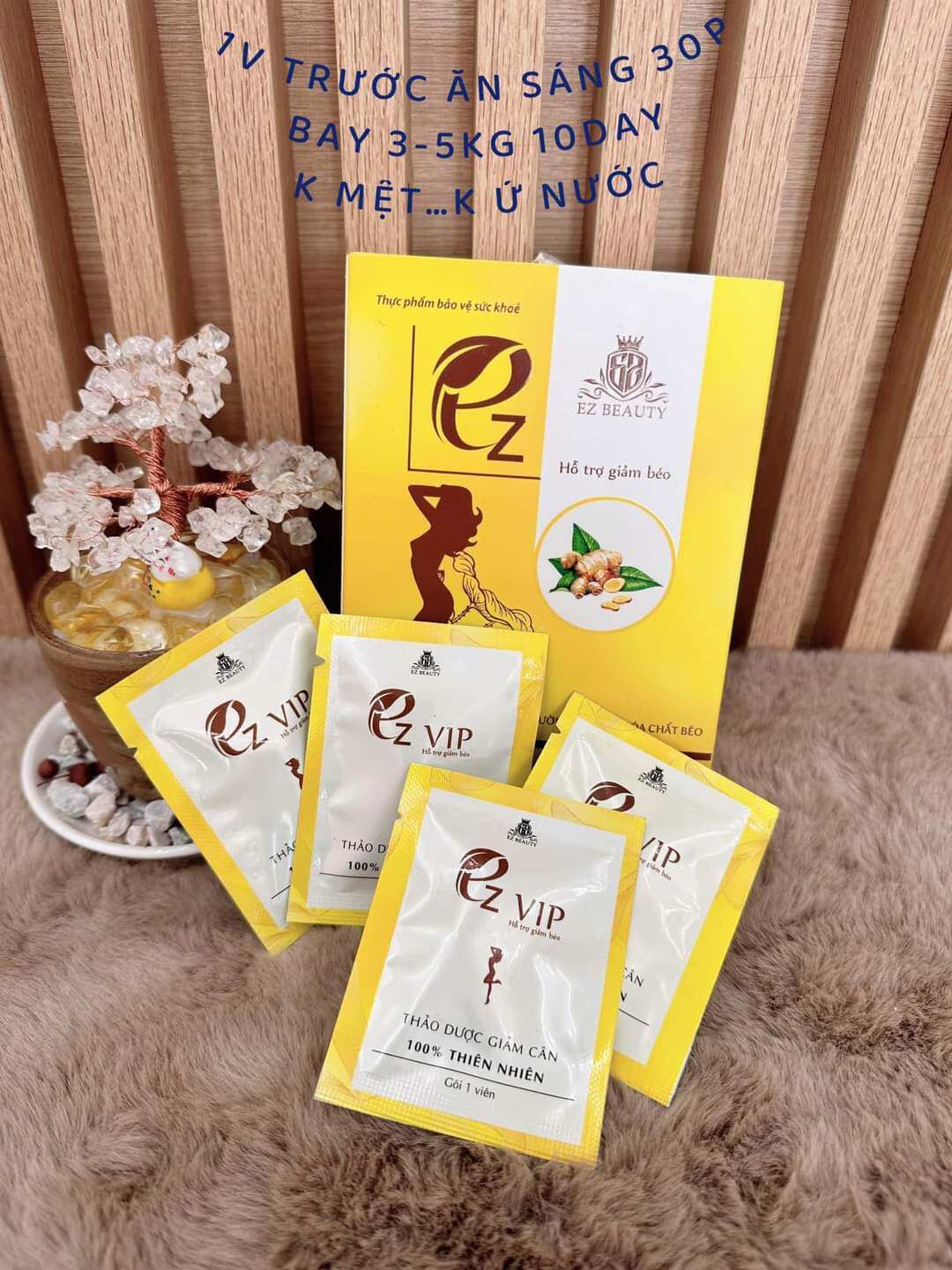 Giảm cân ez vip dành cho cơ địa sờn khó giảm- ez beauty