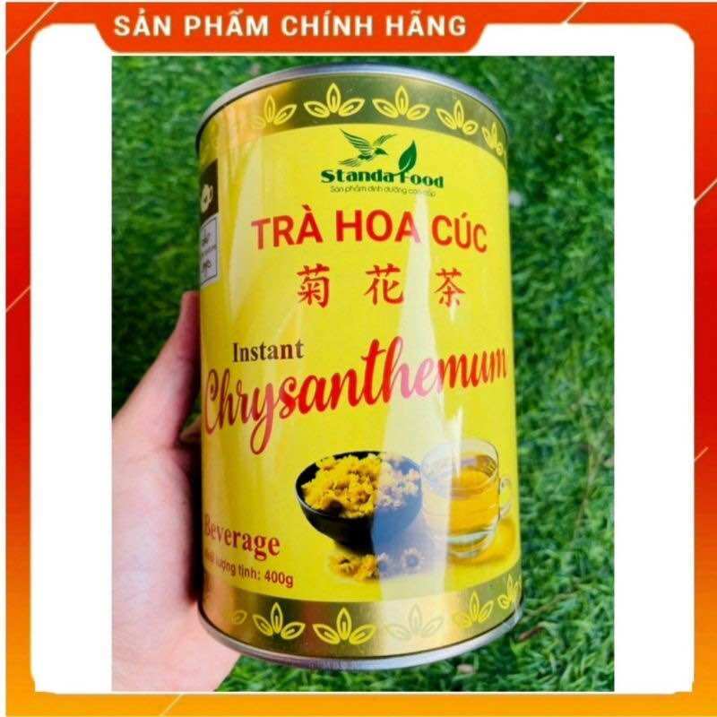 Trà Hoa cúc standa food thanh nhiệt lợi sữa hộp 400g ( 1hộp tặng 1 hũ Yến)