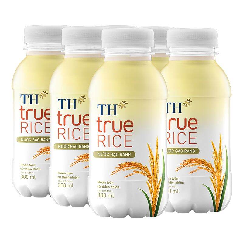 [HCM]Nước Gạo Rang TH true RICE (06 chai 300 ml)