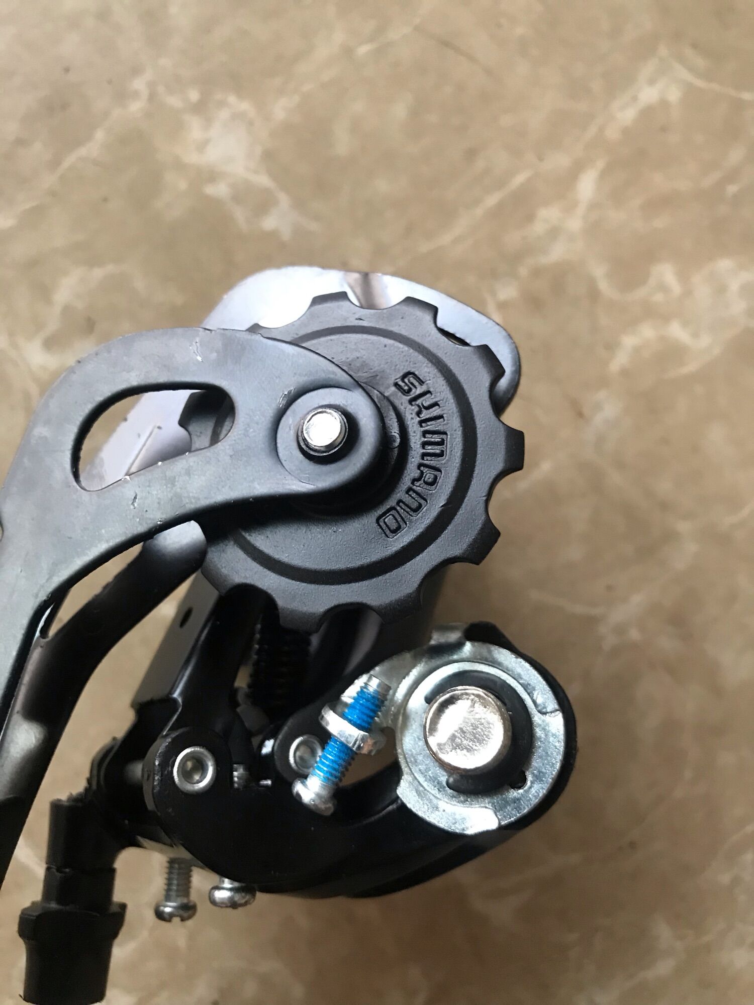 Củ đề, sang líp shimano altus 9 speed