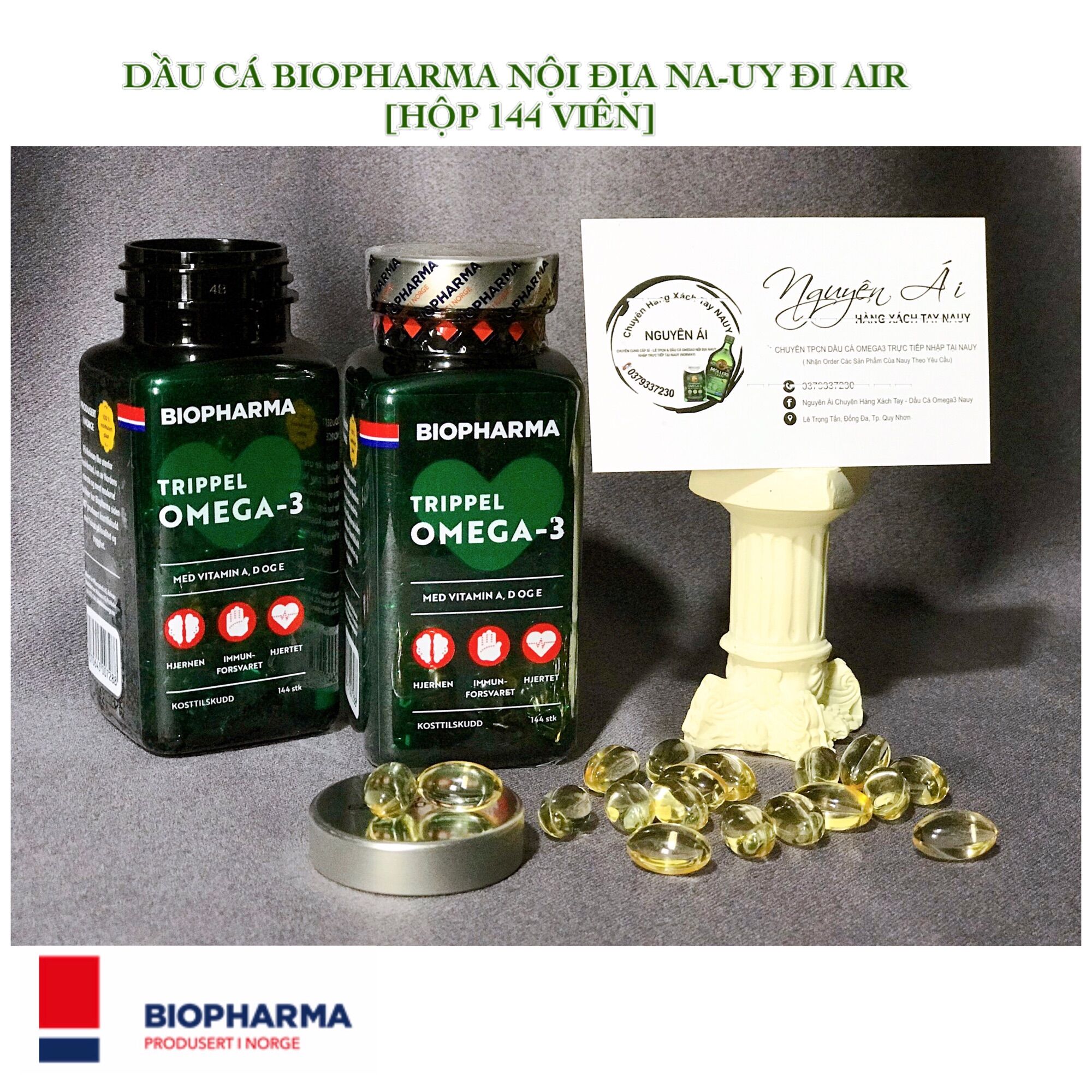 Dầu Cá Omega3 Hiệu Biopharma Của Nauy