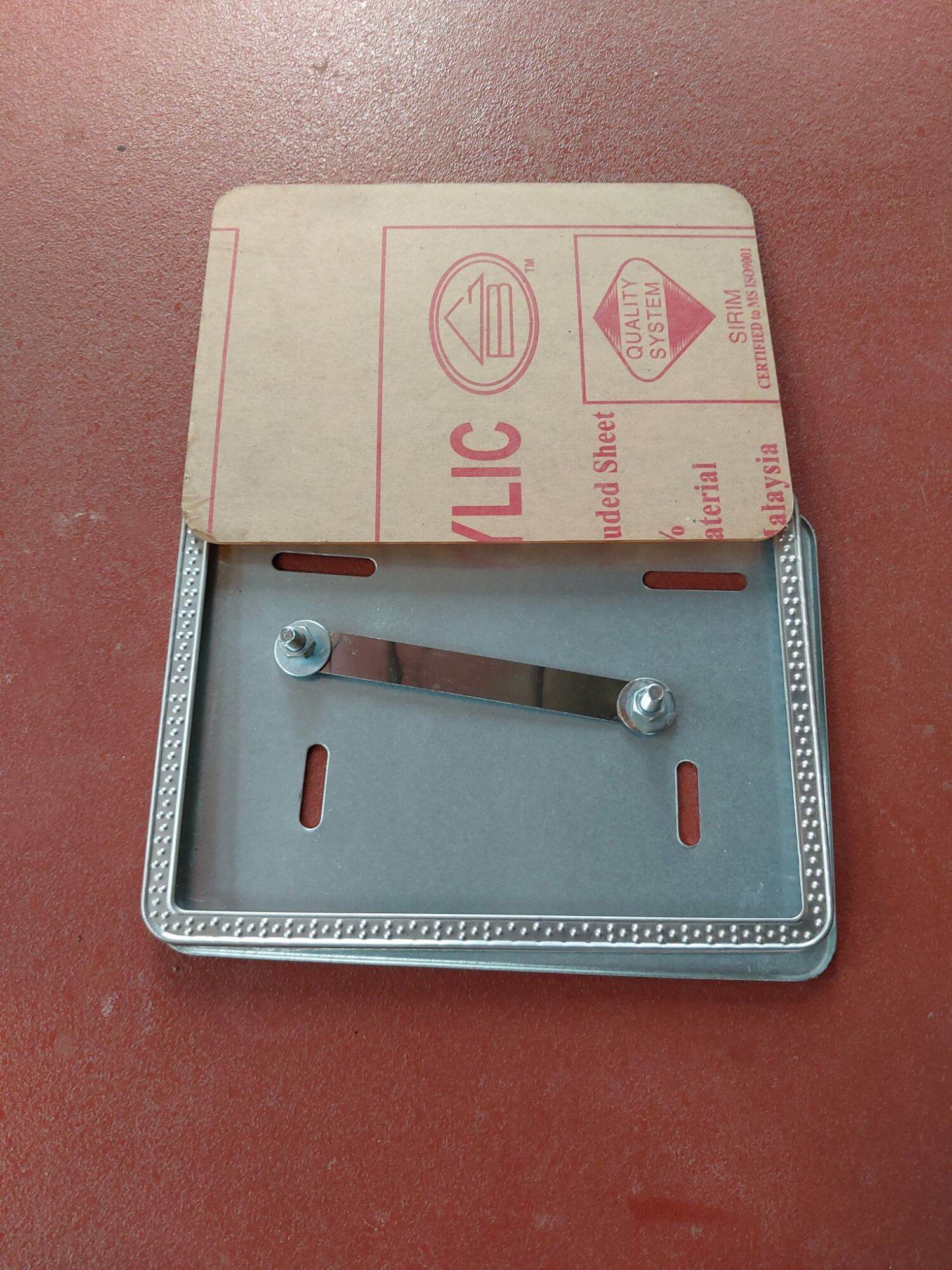 Bộ ốp biển số xe máy inox 7 màu
